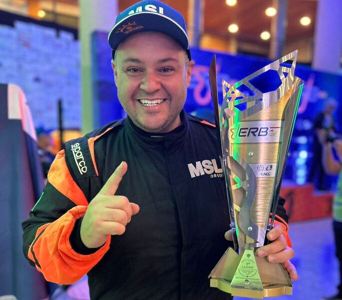 Navegador Erechinense Giovani Bordin é Tri Campeão Brasileiro de Rally