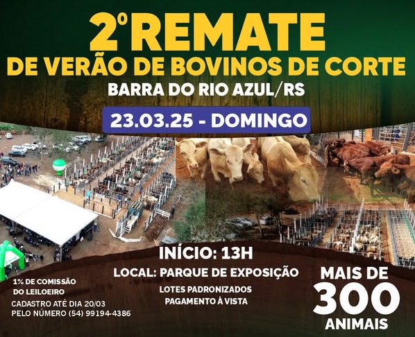 Prefeito confirma 2° Remate de Verão em Barra do Rio Azul