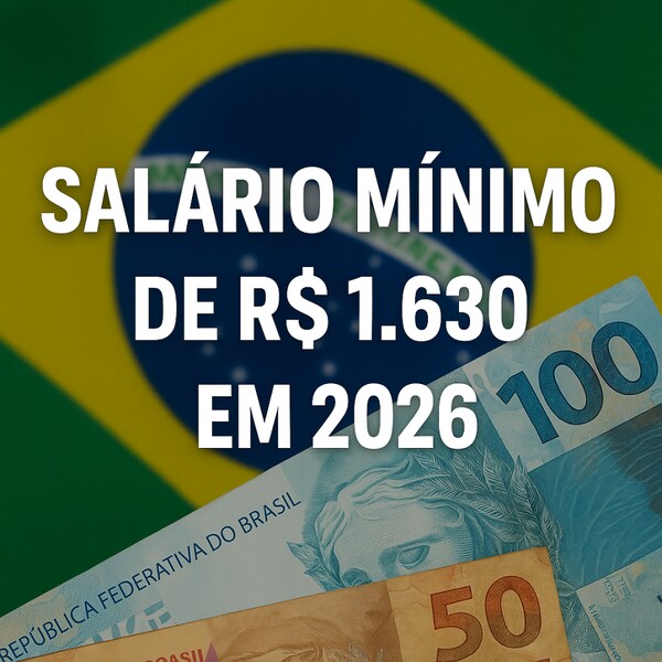 Salário mínimo deve subir para R$ 1.631 no próximo ano